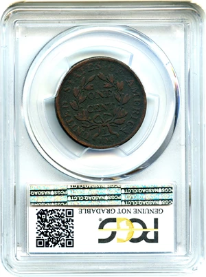 image for: 1803 1c PCGS G Details (Small Date, Large Fraction, Environmental Damage)