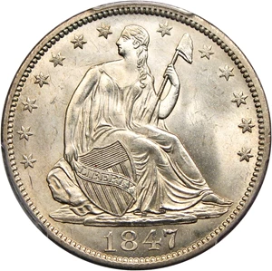 image for: 1847-O 50c PCGS/CAC MS64