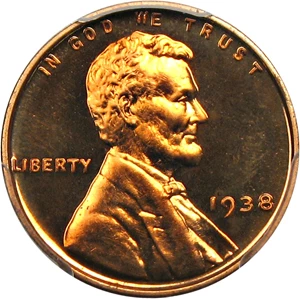 image for: 1938 1c PCGS Proof 67 RD