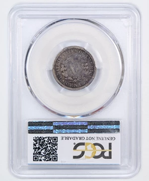 image for: 1885 5c PCGS G Details (Env. Damage)