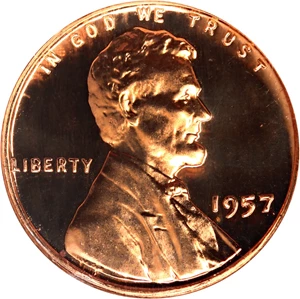 image for: 1957 1c NGC Proof 68 RD CAM