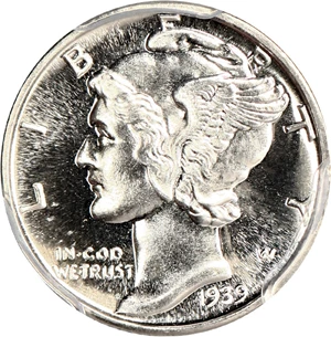 image for: 1939 10c PCGS Proof 68