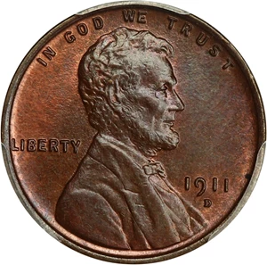 image for: 1911-D 1c PCGS/CAC MS65 BN