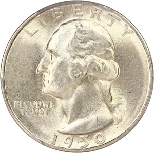 image for: 1950-S/D 25c PCGS MS65