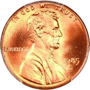 image for: 1985-D 1c PCGS MS68 RD