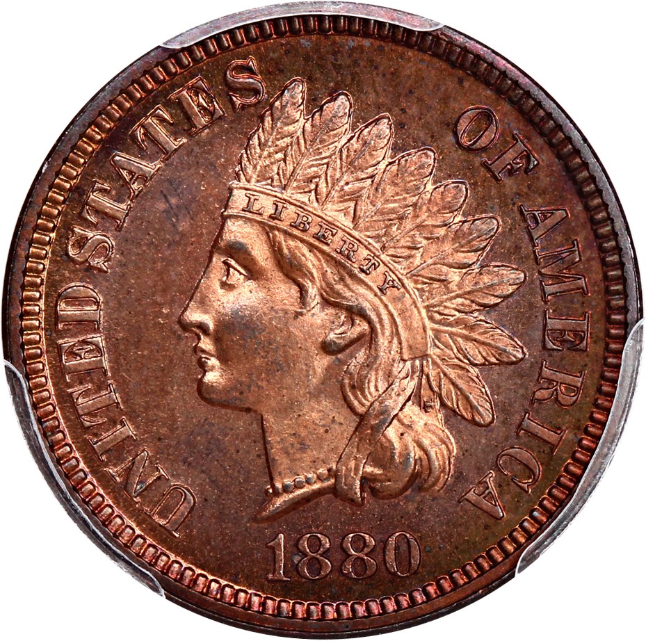 image for: 1880 1c PCGS Proof 65 RB