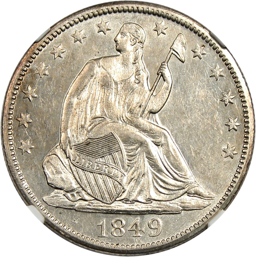 image for: 1849-O 50c NGC MS61