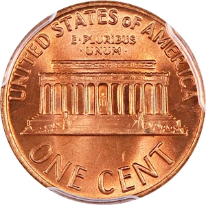 image for: 1970-S 1c PCGS MS67 RD (Large Date)