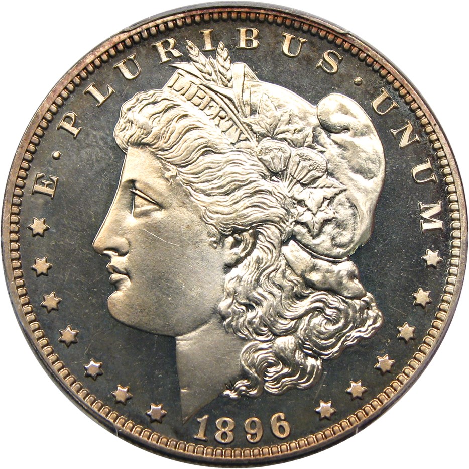 image for: 1896 $1 PCGS/CAC Proof 64+ CAM