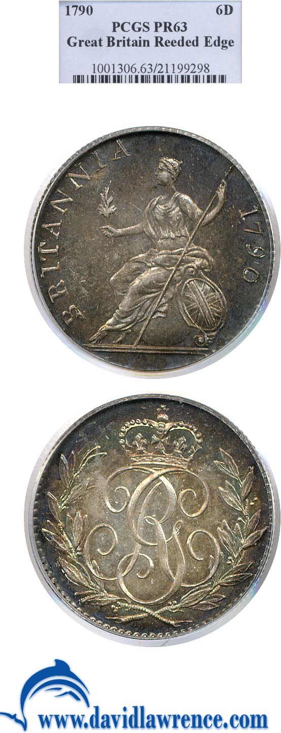1790 6D Reeded Edge PR