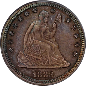 image for: 1883 25c PCGS/CAC Proof 65 (OGH)