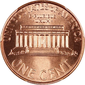 image for: 1997-D 1c PCGS MS68 RD