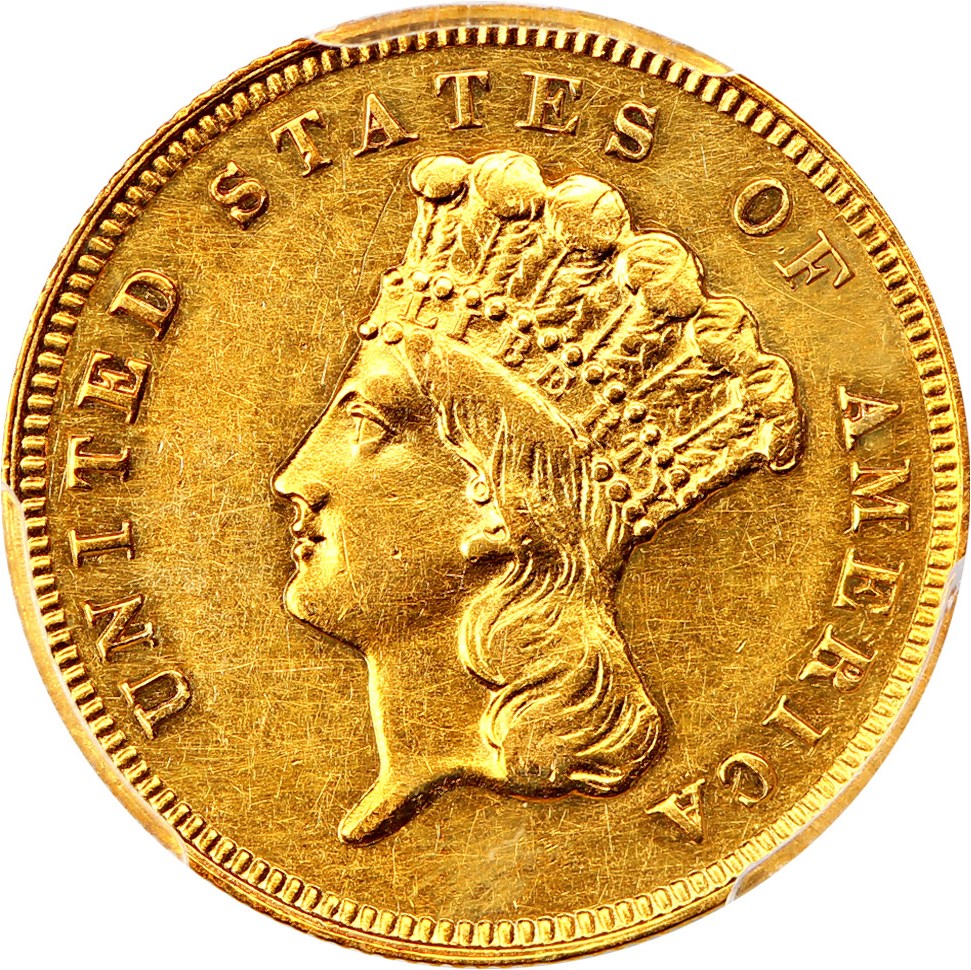 image for: 1886 $3 PCGS Proof 53