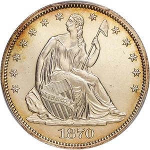 image for: 1870 50c PCGS Proof 62