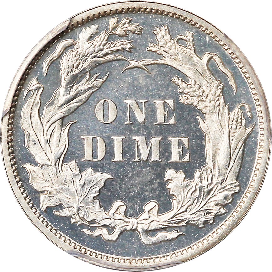 image for: 1887 10c PCGS Proof 65 CAM