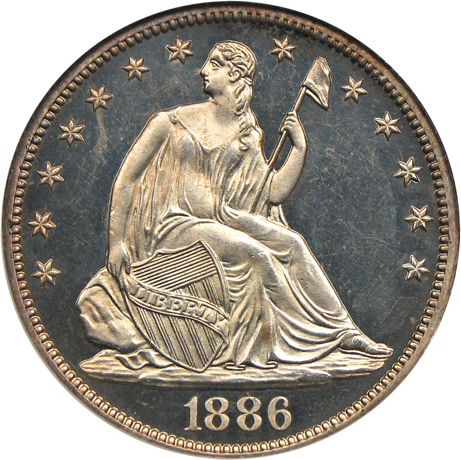 image for: 1886 50c NGC Proof 64 CAM