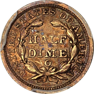 image for: 1853-O H10c PCGS VF25 (No Arrows)
