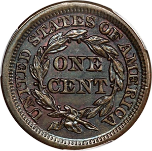 image for: 1848 1c PCGS AU Details (Surfaces Smoothed)