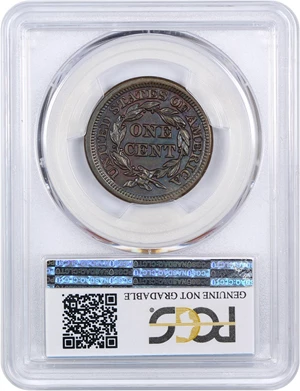 image for: 1848 1c PCGS AU Details (Surfaces Smoothed)
