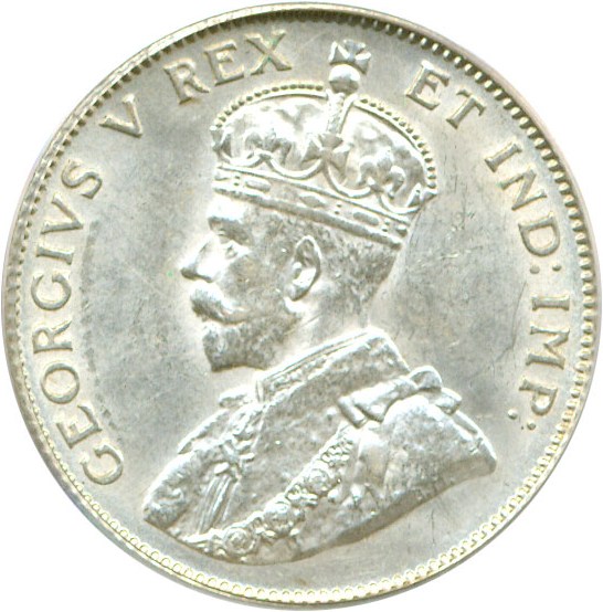 image for: Canada: 1911 25c PCGS MS62