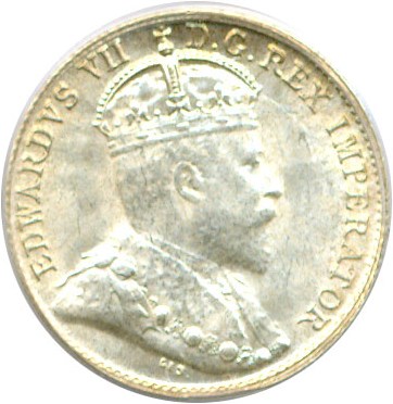 image for: Canada: 1907 5c PCGS MS64