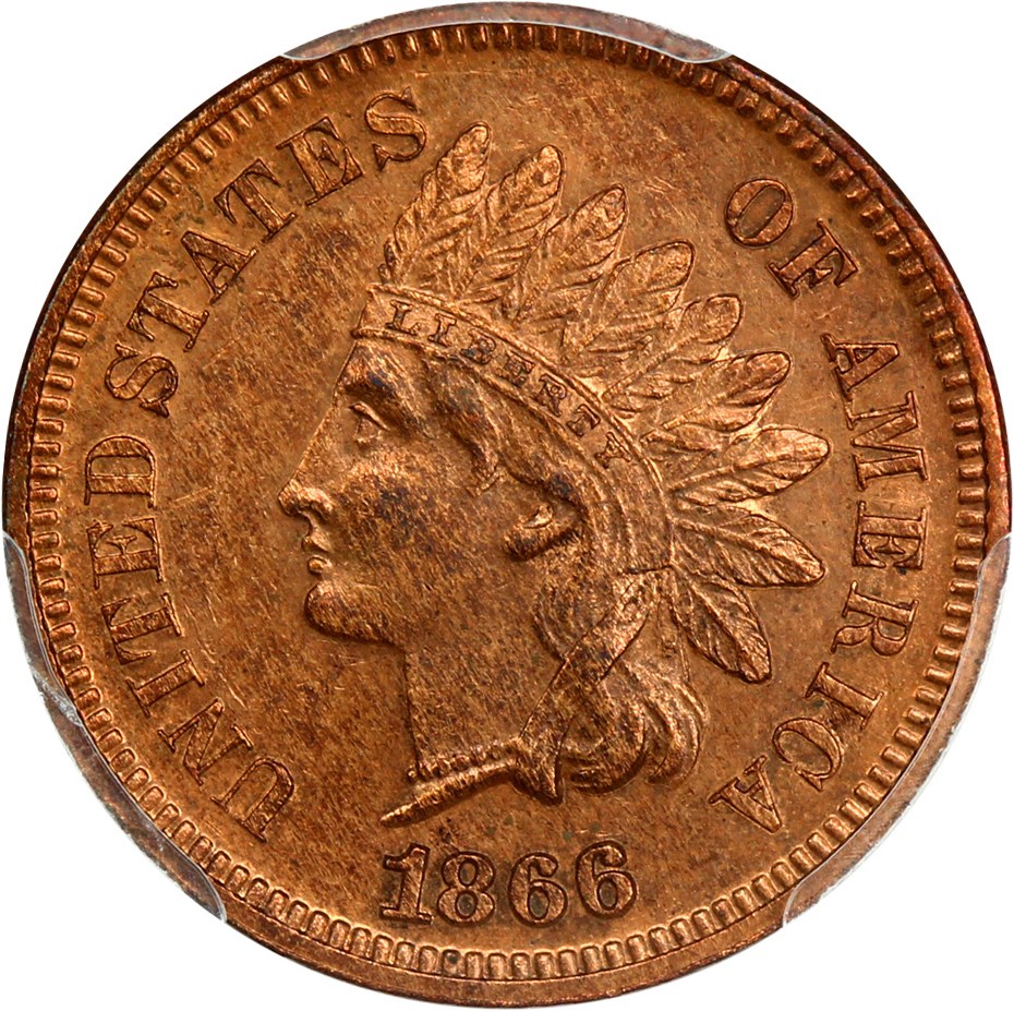 image for: 1866 1c PCGS Proof 62 RB