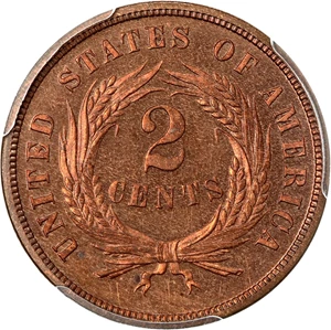 image for: 1869 2c PCGS/CAC Proof 65 RB
