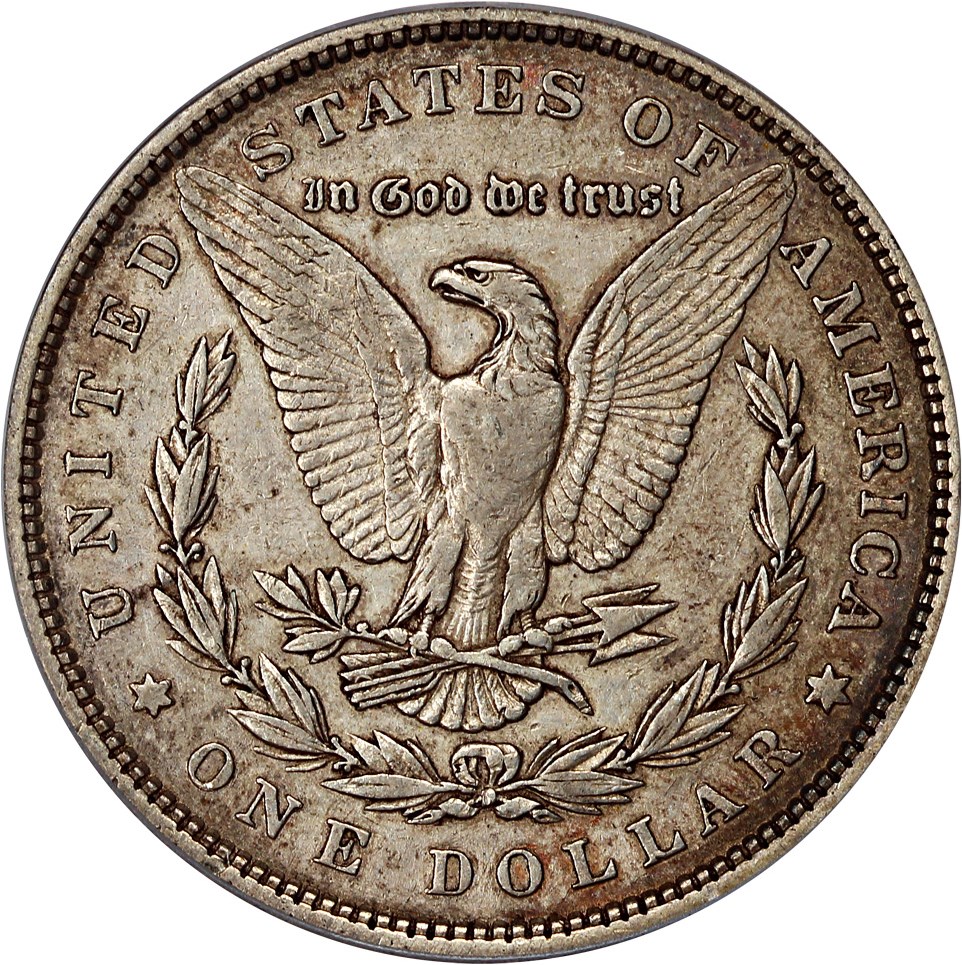 image for: Top 100 VAM: 1880 $1 PCGS/CAC XF40 (VAM-23, 80/79)
