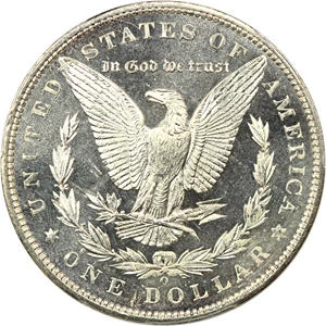 image for: 1899-O $1 PCGS/CAC MS65+ PL ex: D.L. Hansen