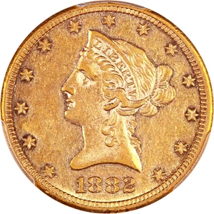 image for: 1882-CC $10 PCGS XF45