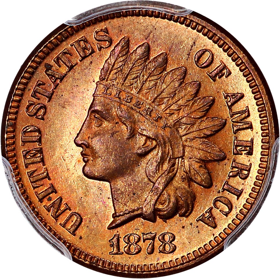 image for: 1878 1c PCGS Proof 64 RB
