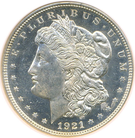 image for: 1921 $1 Morgan NGC MS64  DPL