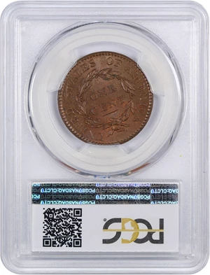 image for: 1818 1c PCGS/CAC MS65 BN