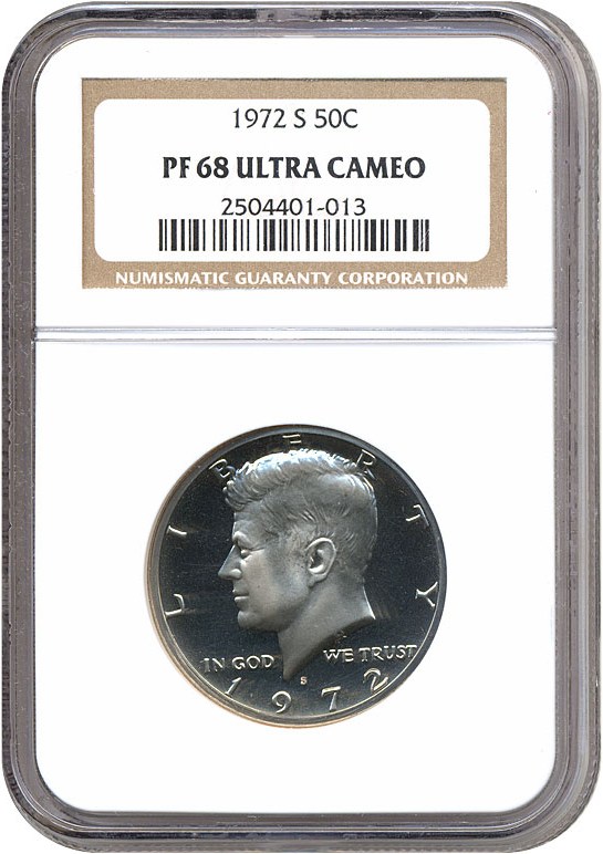 image for: 1972-S 50c NGC Proof 68 UCameo