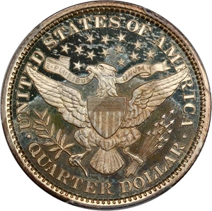 image for: 1898 25c PCGS Proof 66+ DCAM ex: D.L. Hansen