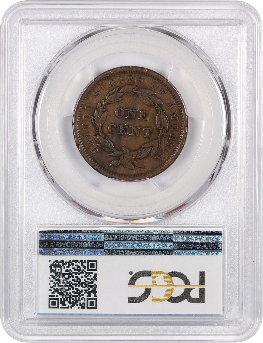 image for: 1842 1c PCGS VF25 (Small Date)