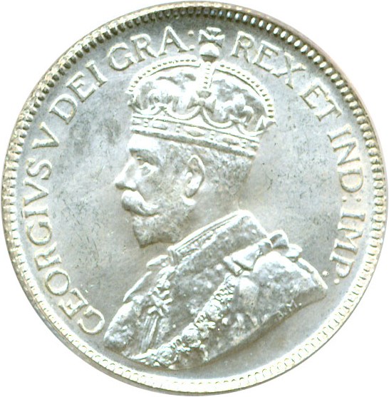 image for: Canada: 1936 25c  PCGS MS64 