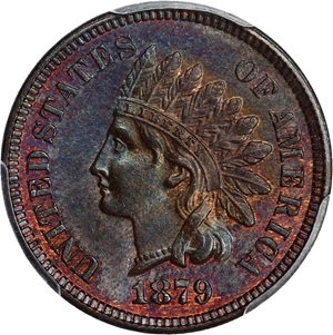 image for: 1879 1c PCGS MS64 RB