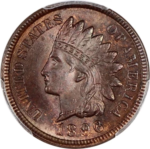 image for: 1896 1c PCGS MS64 RB
