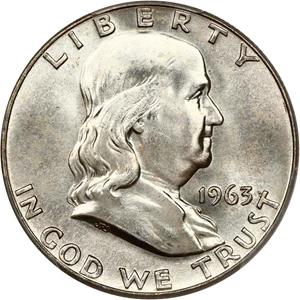 image for: 1963-D 50c PCGS MS66