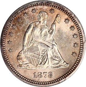 image for: 1878 25c PCGS MS64