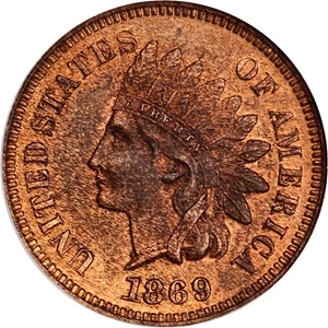 image for: 1869 1c NGC/CAC Proof 63 RB