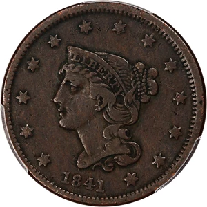 image for: 1841 1c PCGS VF25
