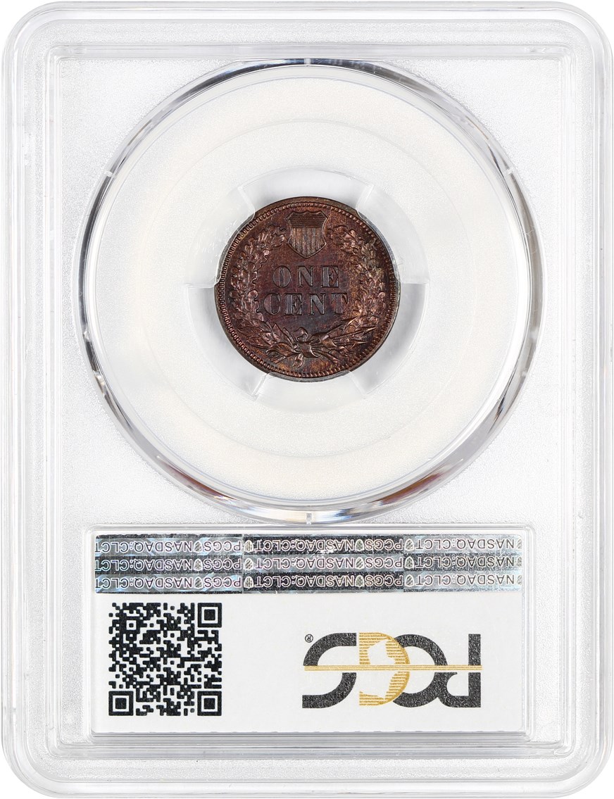 image for: 1873 1c PCGS Proof 63 BN (Closed 3, Eagle Eye Photo Seal)