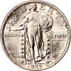 image for: 1923 25c PCGS MS64 FH