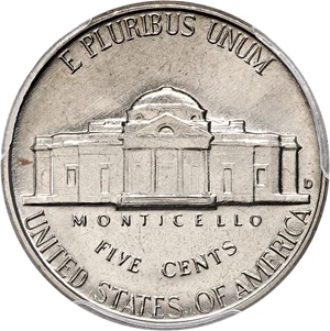 image for: 1963-D 5c PCGS MS65 FS