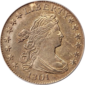 image for: 1801 10c PCGS AU58