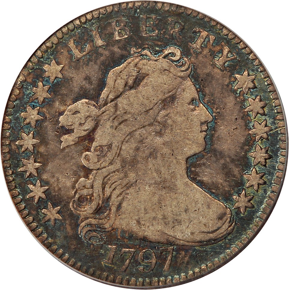 image for: 1797 10c PCGS F15 (13 Stars)