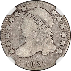 image for: 1821 10c NGC Good-06 (Small Date)