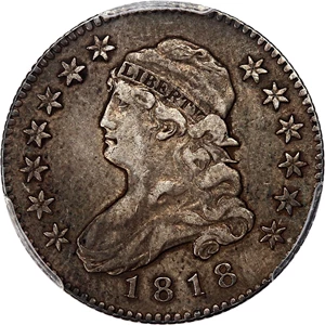 image for: 1818/5 25c PCGS VF30